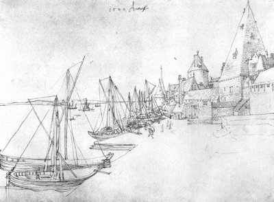 El puerto de Amberes de Albrecht Dürer